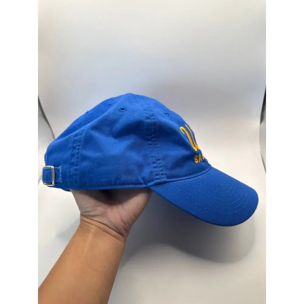 UCLA Bruins Basketball Adidas Blue Gold Adjustable Hat Cap NCAA